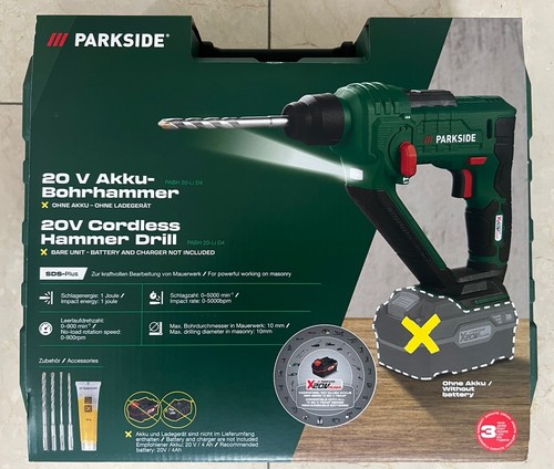 Parkside 20v akku bohrhammer - parkside,