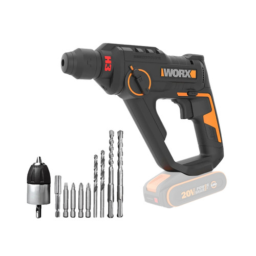 Worx akku bohrhammer - worx, 1,2