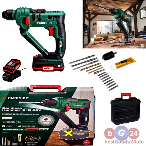 Parkside 20v akku bohrhammer - 20v,